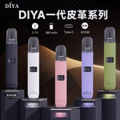 DIYA叮啞 電子菸主機 - 一代皮革煙桿 - 優雅時尚設計-台灣現貨