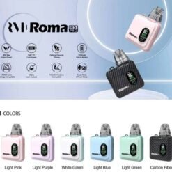 羅馬電子菸方塊主機 ROMA RS PRO注油主機 (通用OXVA XLIM SQ PRO 小蠻牛)｜5-30W強勁動力、0.96吋彩屏、1200mAh超長續航 |